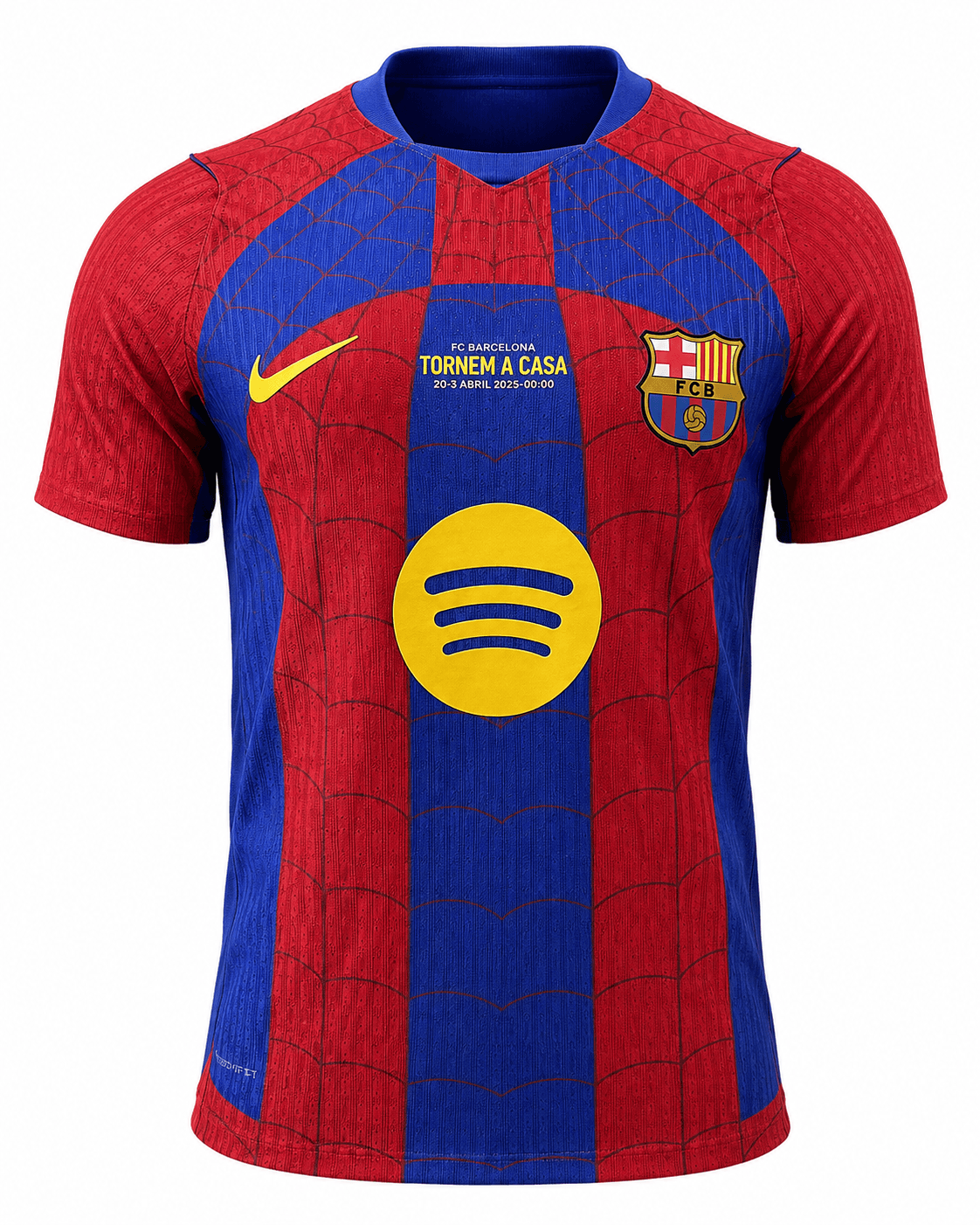 Maillot Barcelone 2026/2027 Joueur Édition spéciale rouge et bleu face