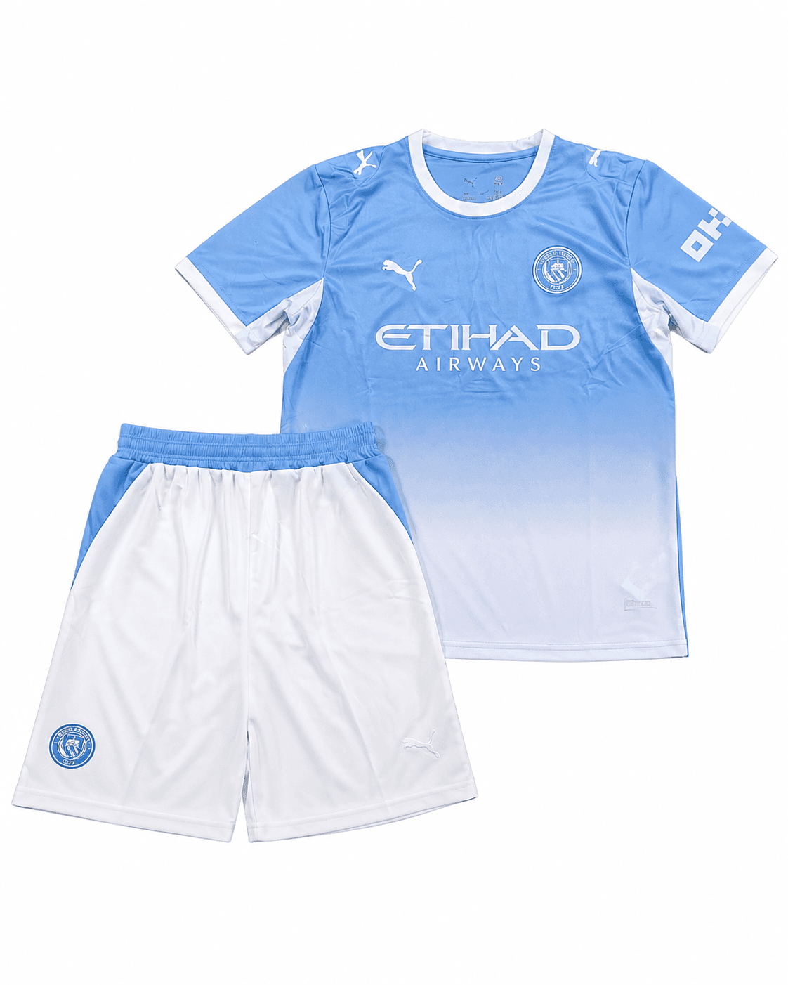 Ensemble maillot et short Manchester City 2026/2027 Domicile Enfant face