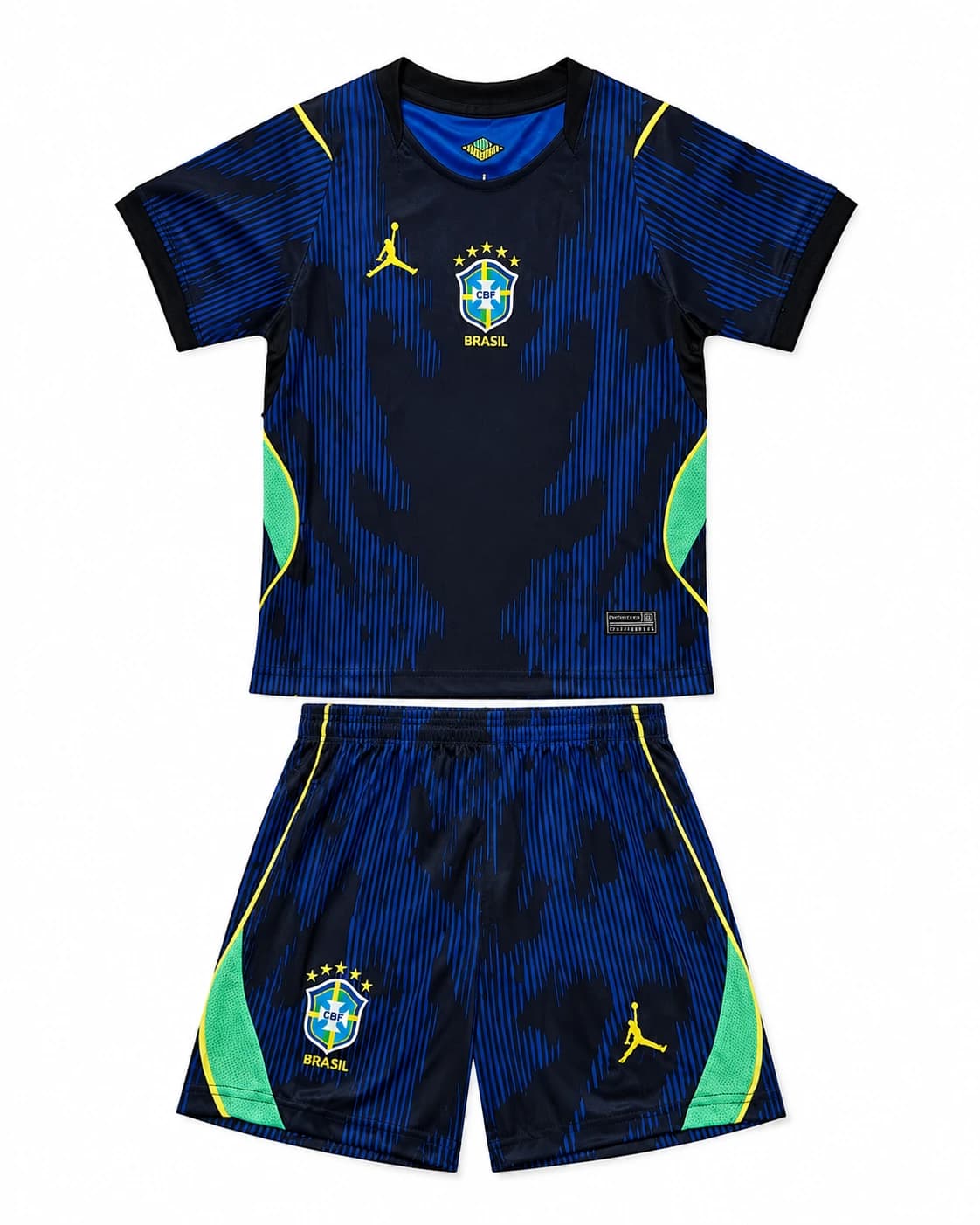 Ensemble maillot short Brésil 2026/2027 exterieur enfant face