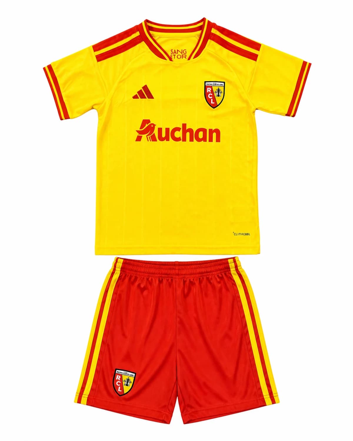 Ensemble maillot short Lens 2026/2027 Domicile Enfant face