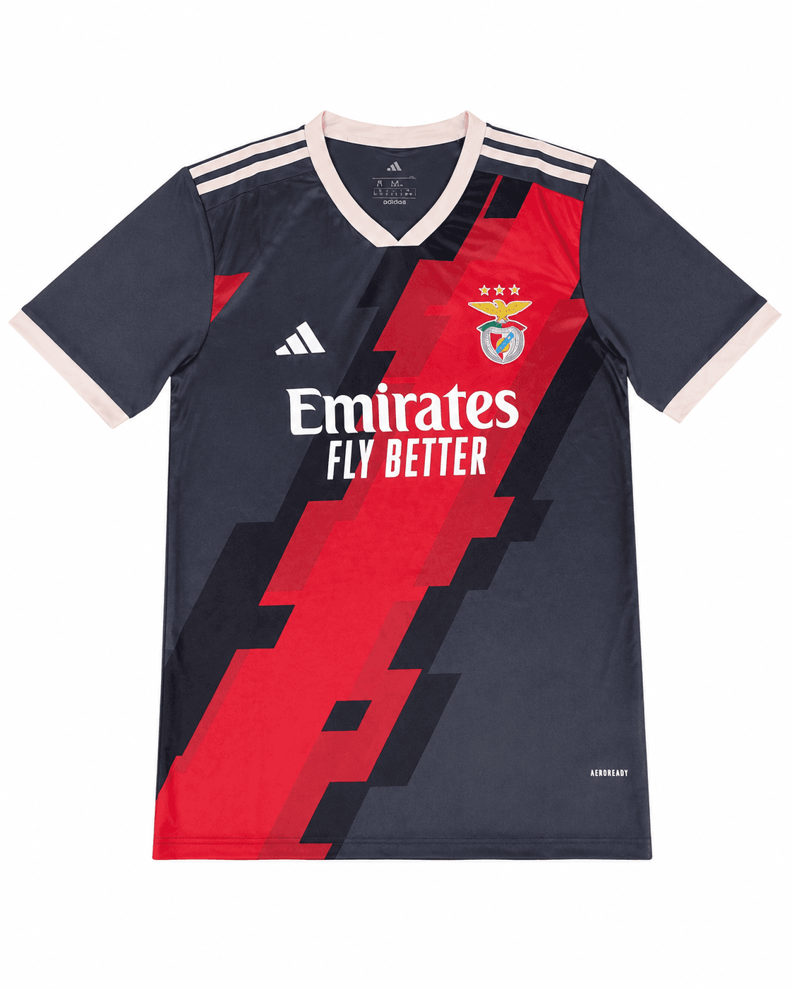 Maillot Benfica 2026/2027 Édition spéciale bleu marine et rouge éclair face