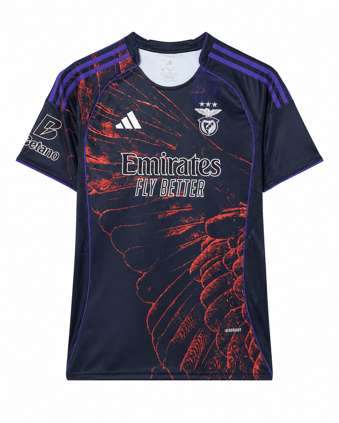 Maillot Benfica 2026/2027 Édition spéciale bleu marine à motif aile face