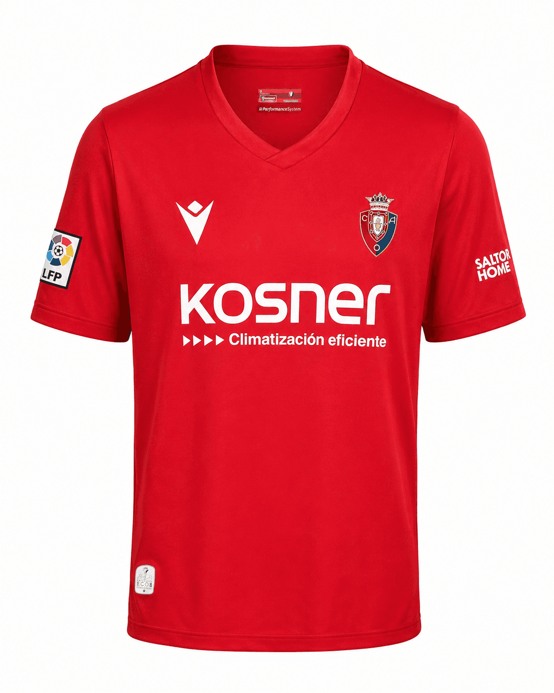 Maillot Osasuna 2026/2027 Domicile rouge face