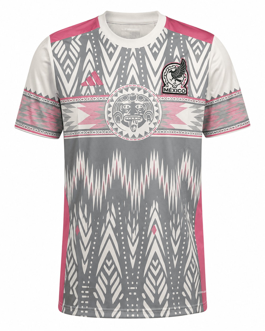 Maillot Mexique 2026/2027 Édition spéciale aztèque rose face