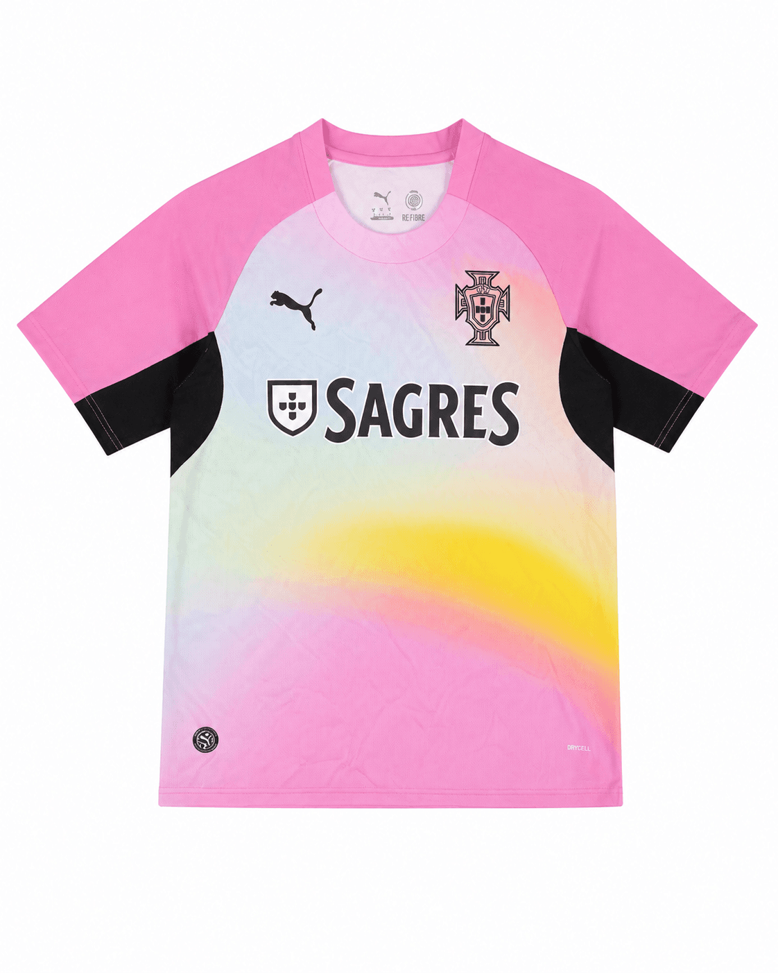 Maillot Portugal 2026/2027 Édition spéciale rose et jaune dégradé face