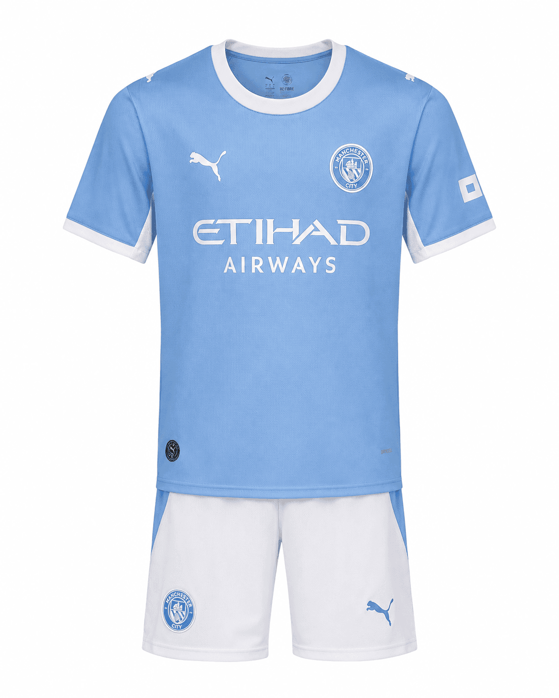 Ensemble maillot short Manchester City 2026/2027 Domicile bleu ciel face
