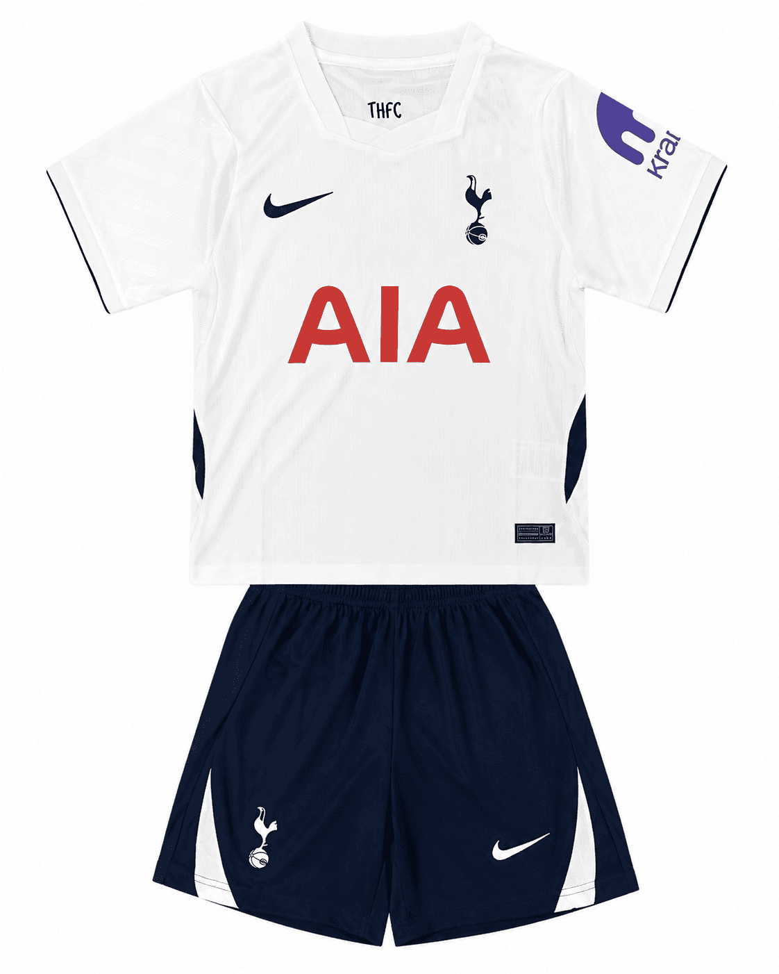 Ensemble maillot short Tottenham 2026/2027 Domicile enfant face