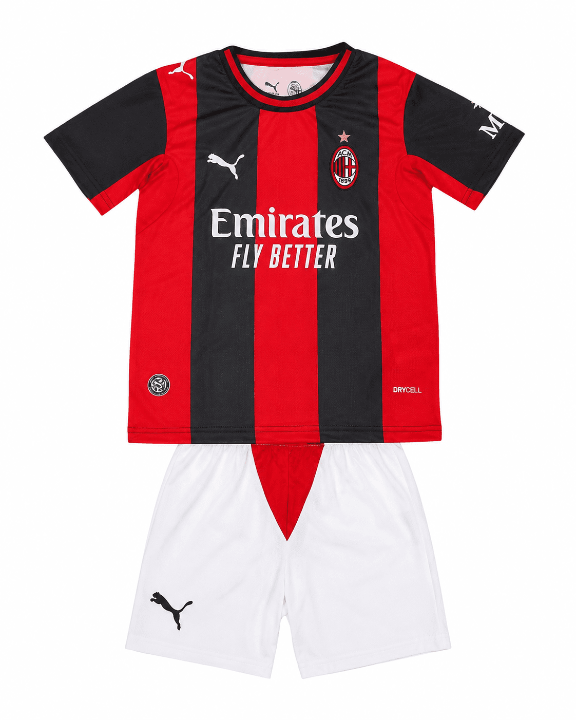 Ensemble maillot short AC Milan 2026/2027 Domicile Enfant face
