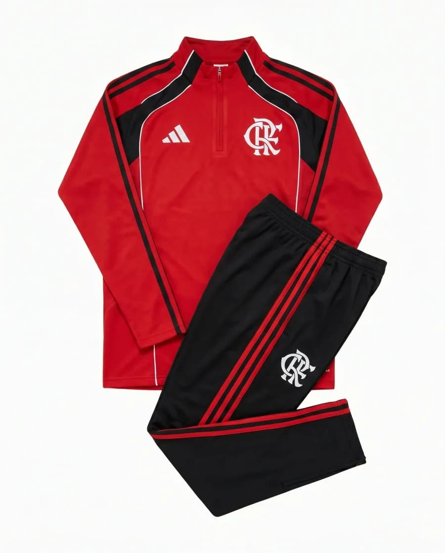 Survetement Flamengo Retro Entrainement Rouge - Vue du produit 1