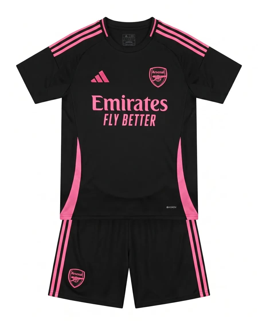 Ensemble Short T-shirt Arsenal 2025/26 Entrainement Noir - Vue du produit 1
