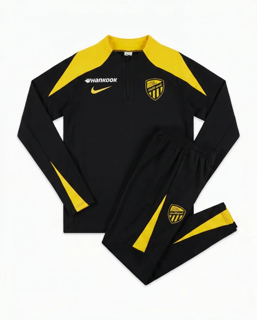 Survetement Al Ittihad 2025/26 Entrainement Noir - Vue du produit 1
