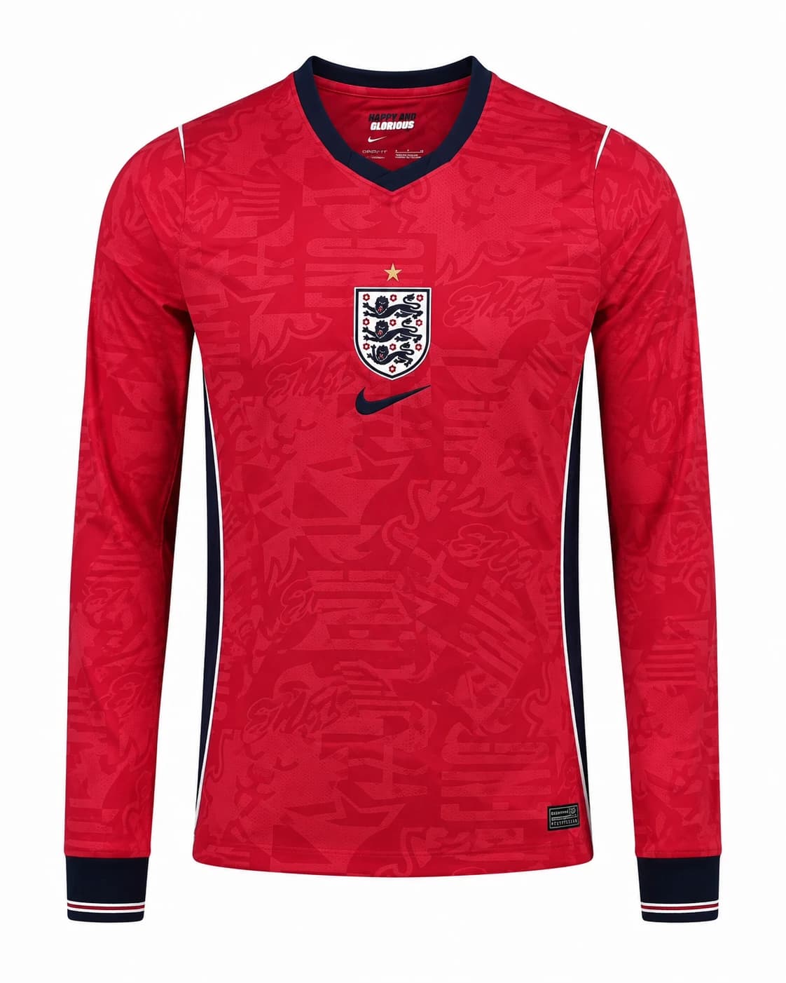 Maillot Angleterre 2026/2027 exterieur manches longues face