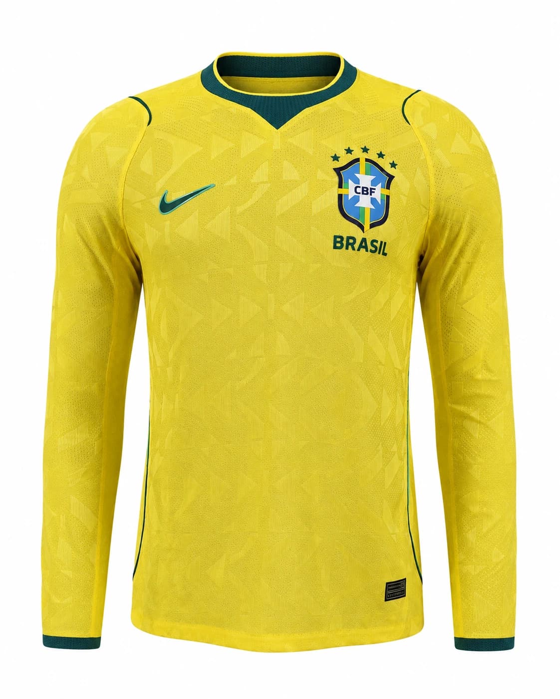 Maillot Brésil 2026/2027 joueur domicile manches longues face