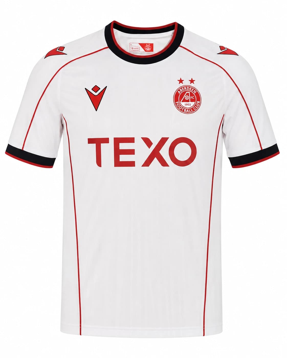 Maillot Aberdeen FC 2026/2027 Exterieur face