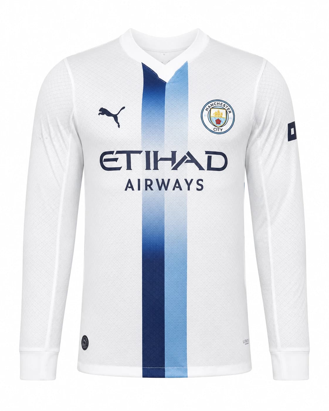 Maillot Manchester City 2026/2027 joueur extérieur manches longues face