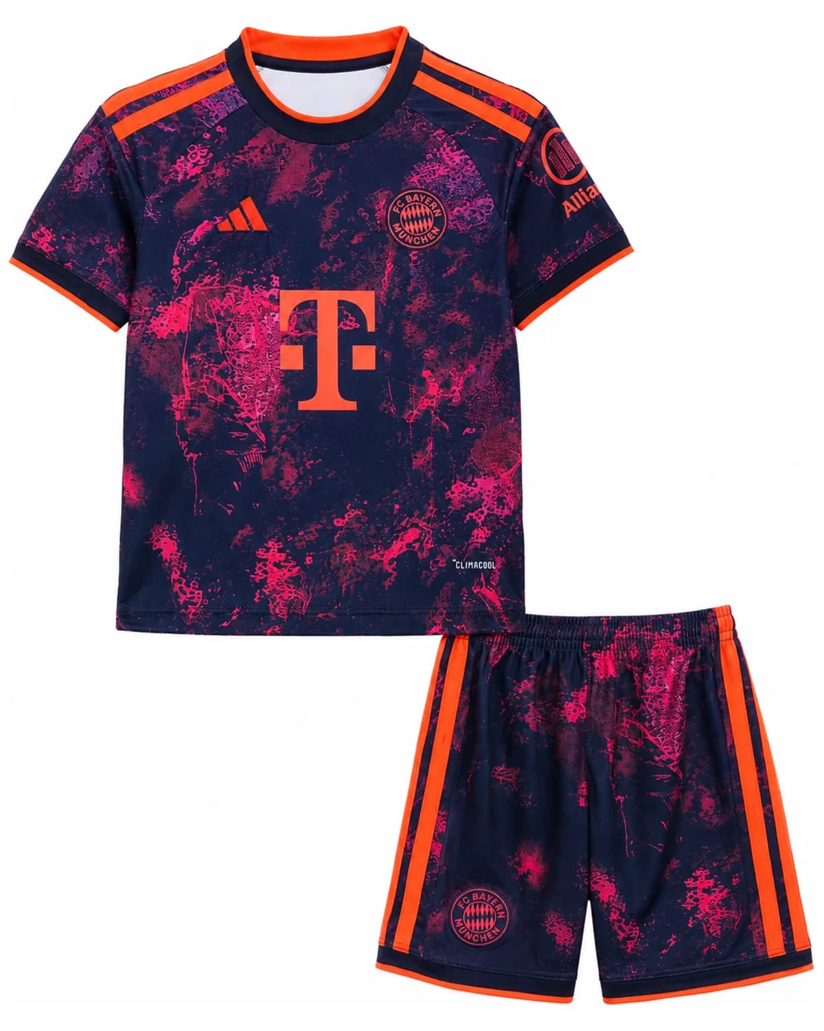 Ensemble maillot short Bayern Munich 2026/2027 Troisième Enfant face