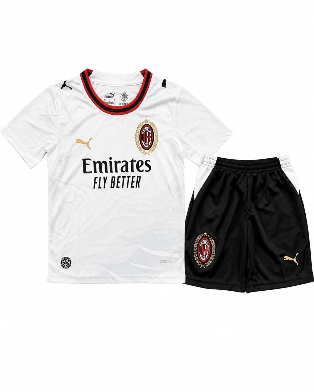 Ensemble maillot short AC Milan 2026/2027 Extérieur Enfant face
