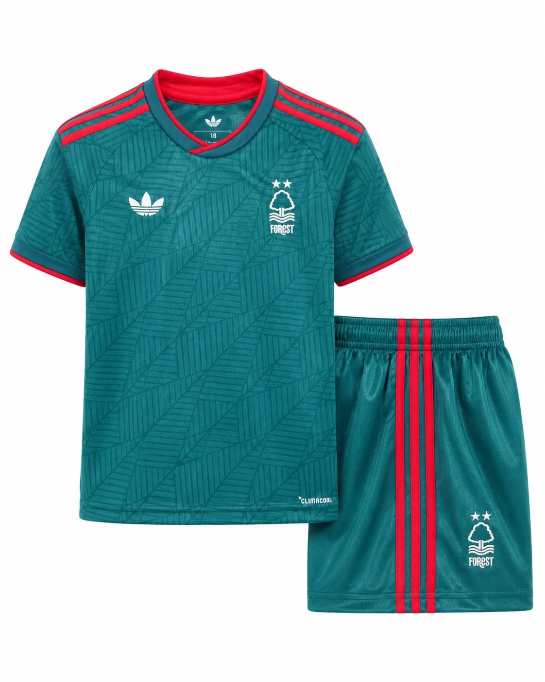 Ensemble maillot short Nottingham Forest 2026/2027 Extérieur Enfant face