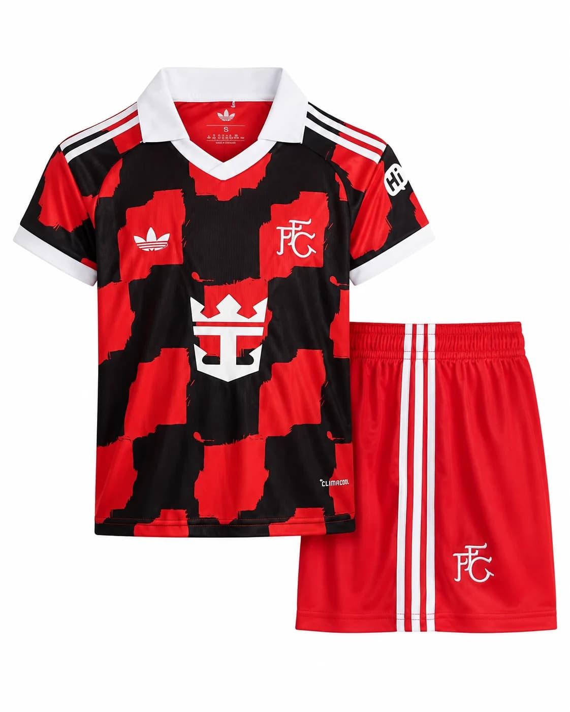 Ensemble maillot short Fulham 2026/2027 Extérieur Enfant face