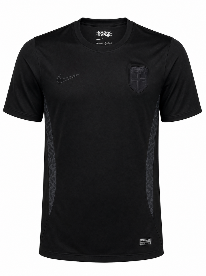 Maillot Norvege 26/27 Exterieur Noir