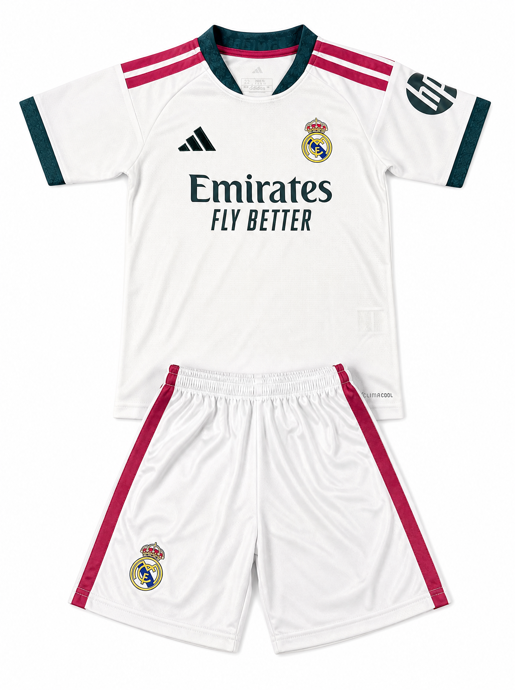 Ensemble maillot + short Enfant Real Madrid 26/27 Domicile
