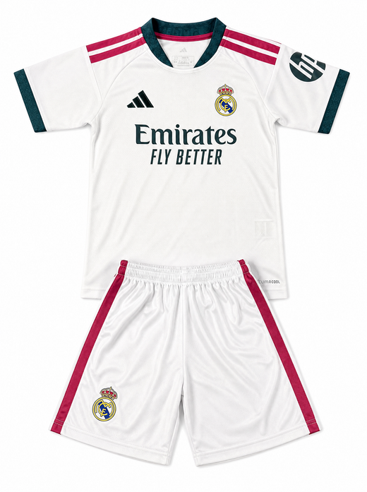 Ensemble maillot + short Enfant Real Madrid 26/27 Domicile
