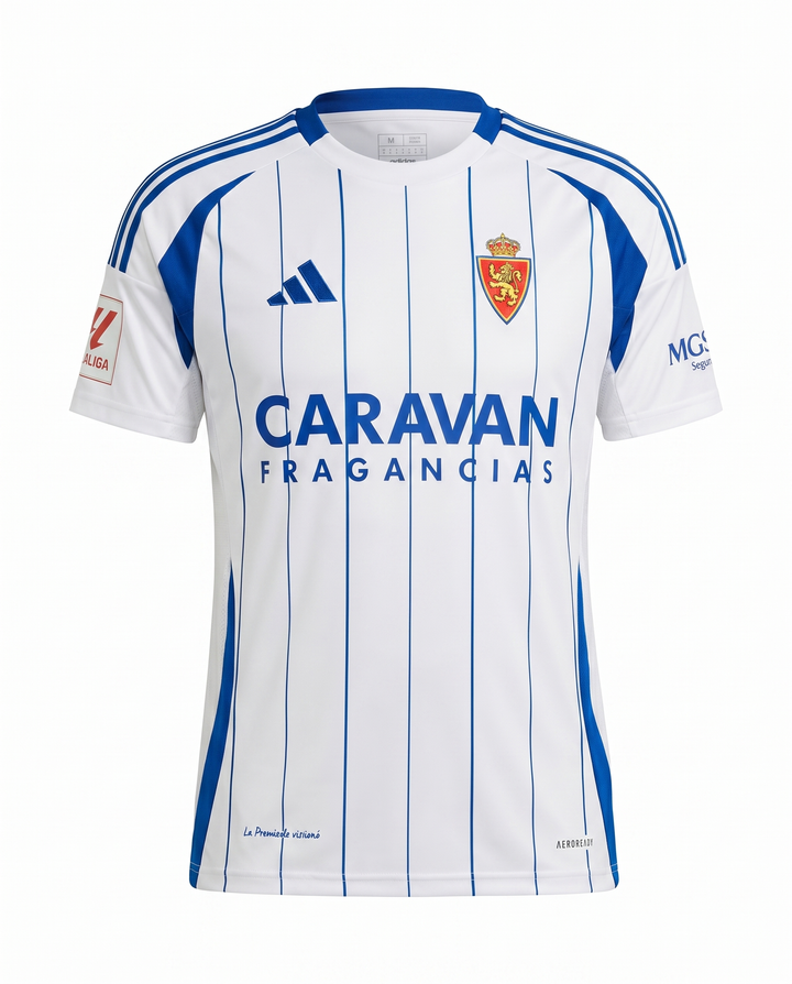 Maillot Real Zaragoza 24/25 Domicile