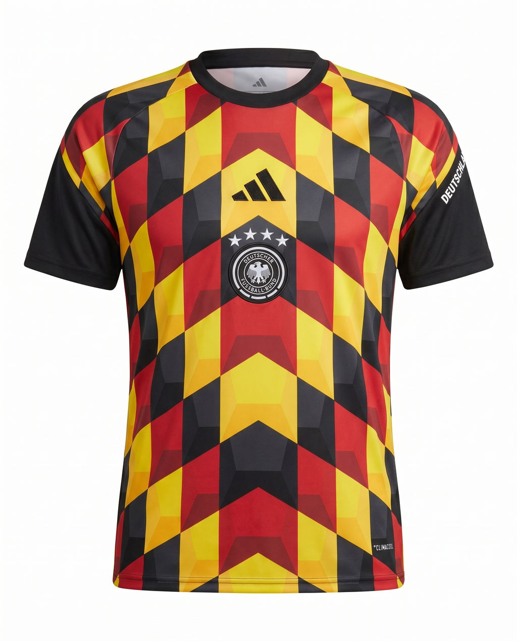 Maillot Allemagne 26/27 Entrainement Noir Rouge Jaune