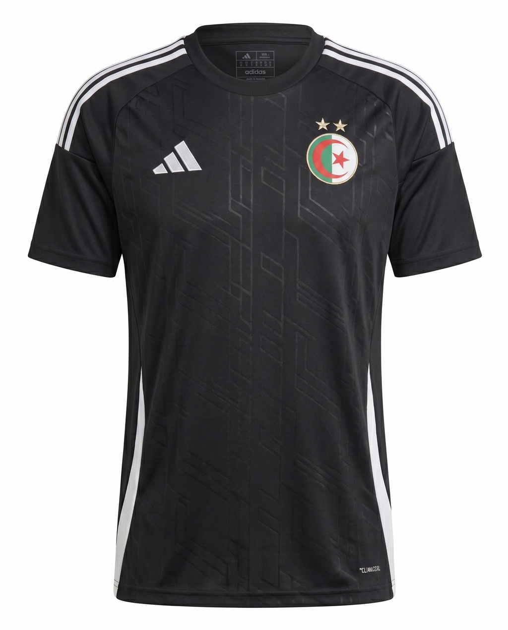 Maillot Algerie 26/27 Entrainement Noir Deux Etoiles