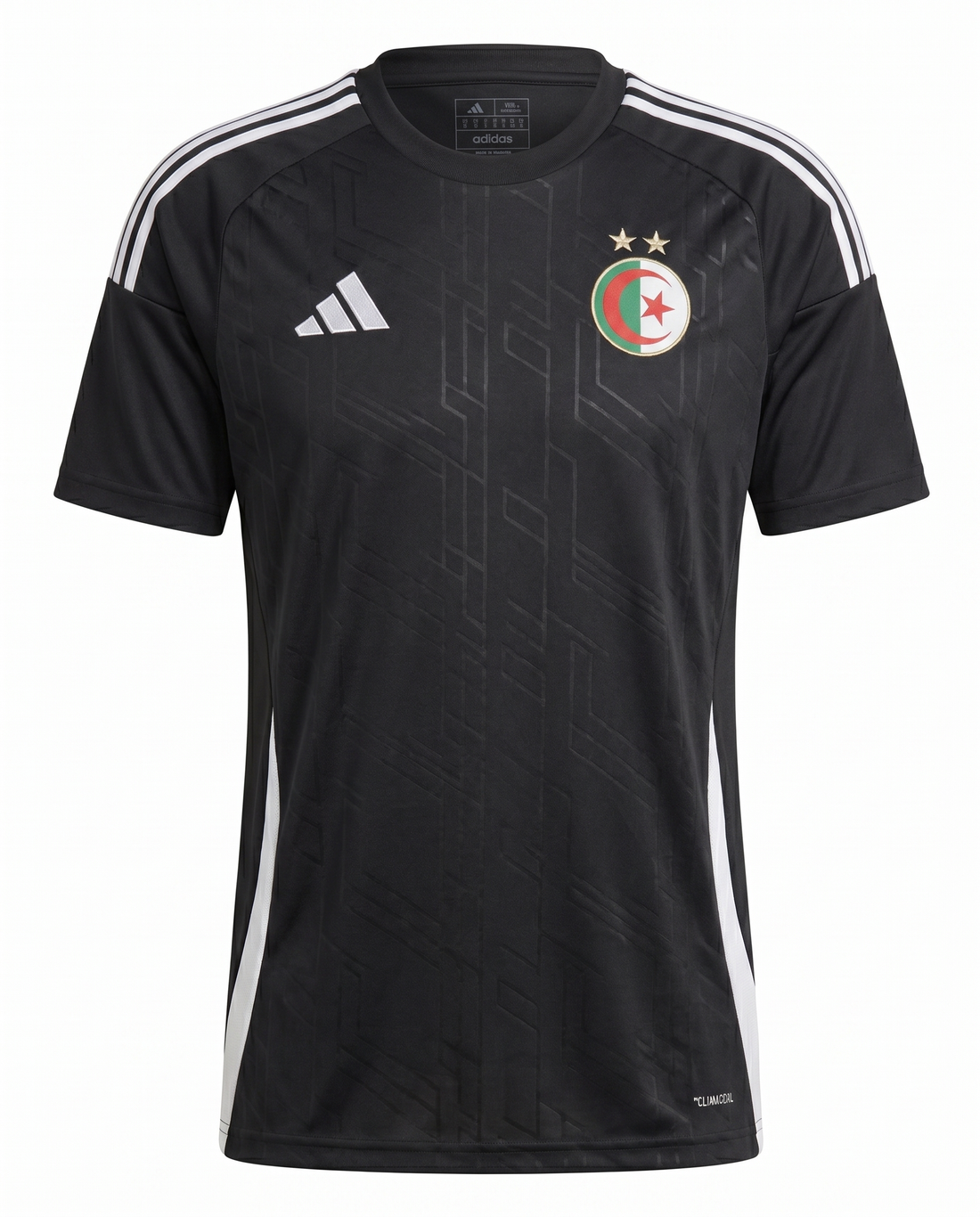 Maillot Algerie 26/27 Entrainement Noir Deux Etoiles