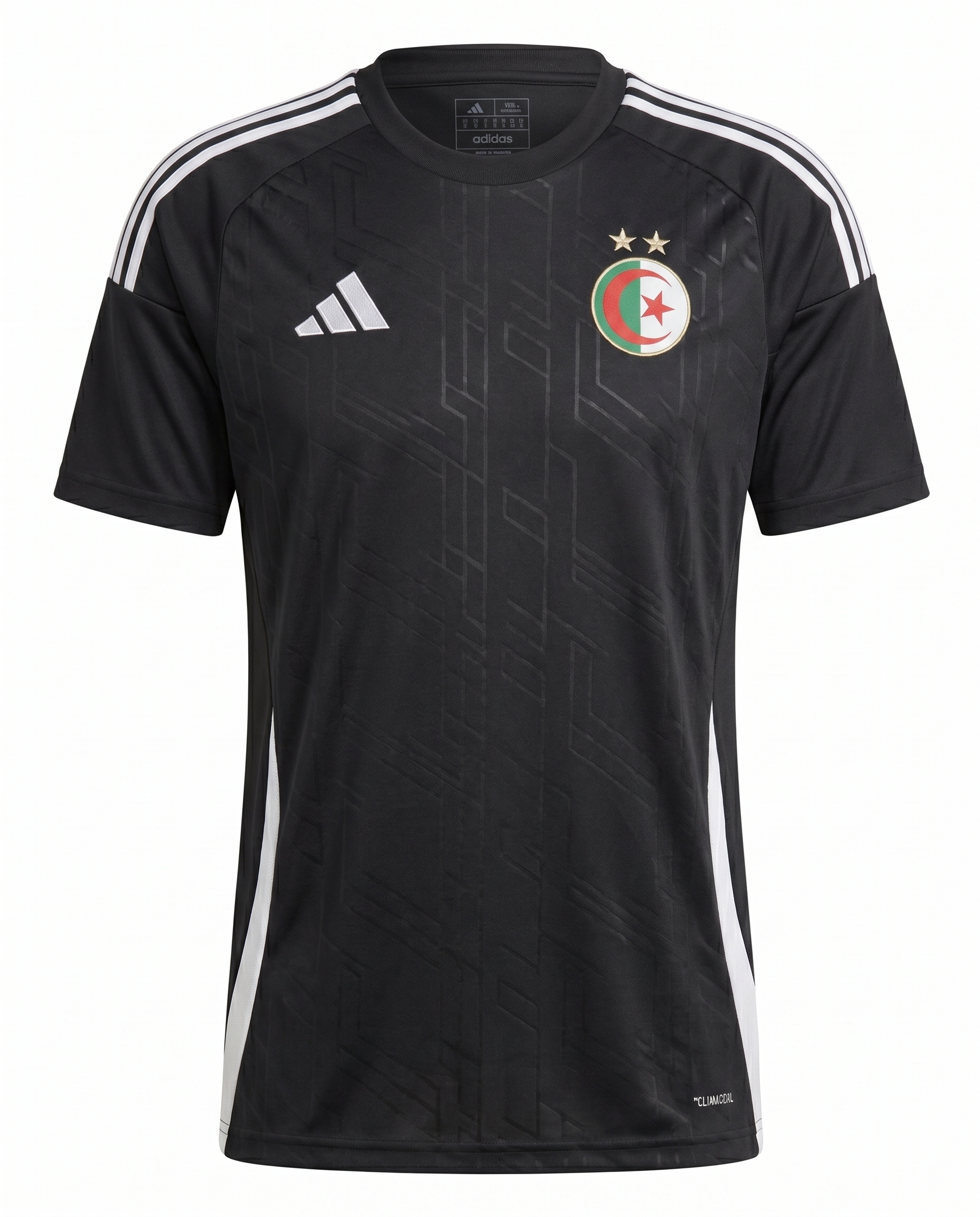 Maillot Algerie 26/27 Entrainement Noir Deux Etoiles
