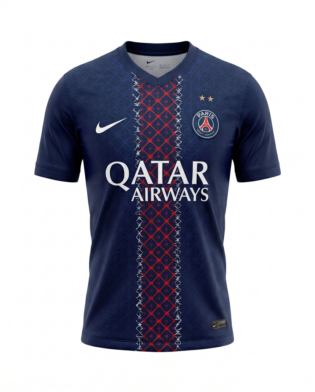 PSG 2 Etoile 2026-2027 front corrige etoiles