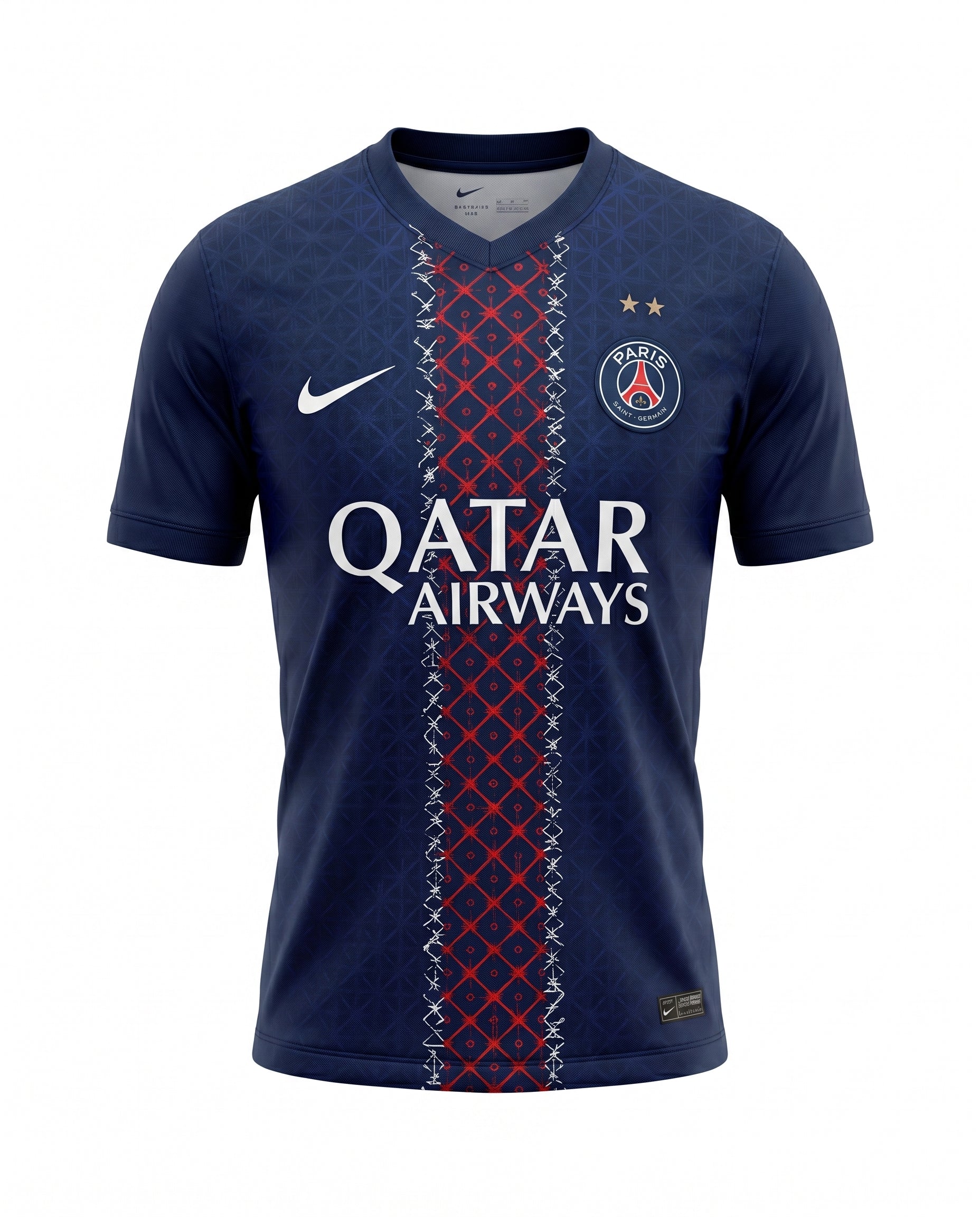 PSG 2 Etoile 2026-2027 front corrige etoiles