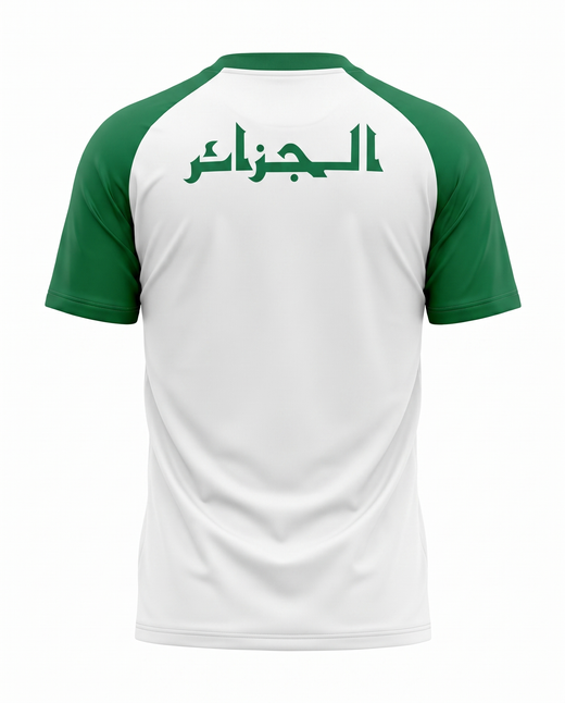 Maillot Algerie 26/27 Entrainement Blanc Vert